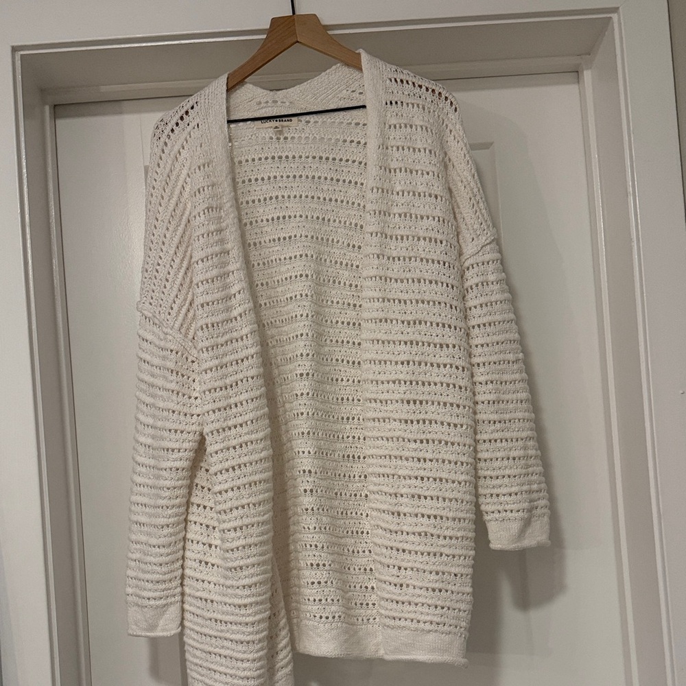 Lucky Brand Crotchet Cardigan